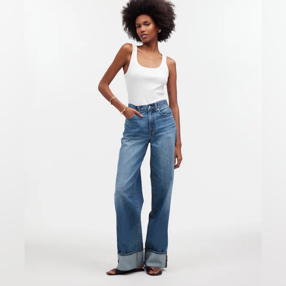Madewell Superwide-Leg Jeans size 29 Tall
